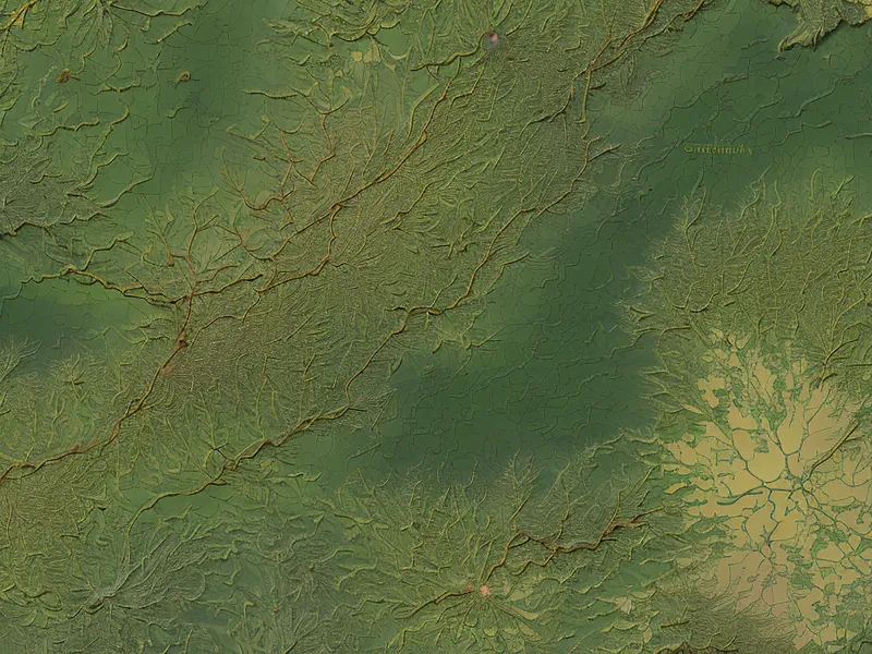 Mapa de índice NDVI generado en RStudio mostrando la salud del bosque nativo.