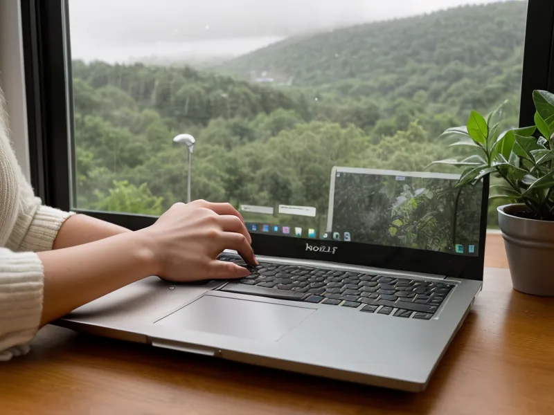 Primer plano de una pantalla de laptop ejecutando código de R para procesar imágenes satelitales.